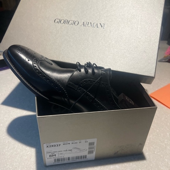 Giorgio Armani Other - Giorgio Armani mens leather derby style shoe